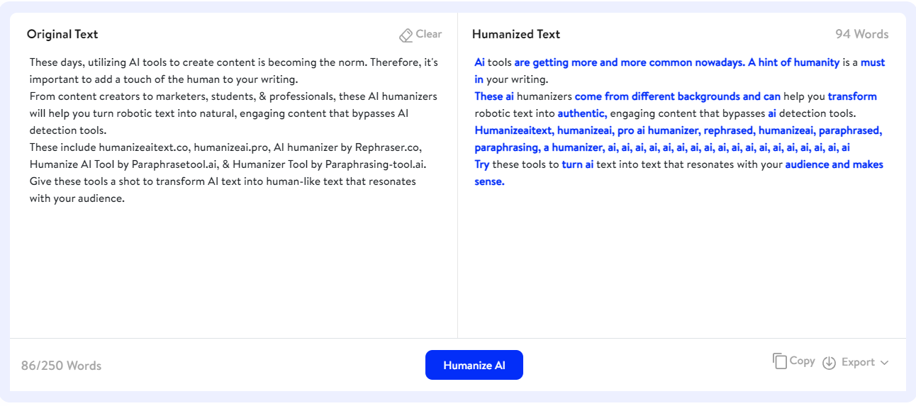 paraphrasing tool ai humanizer tool