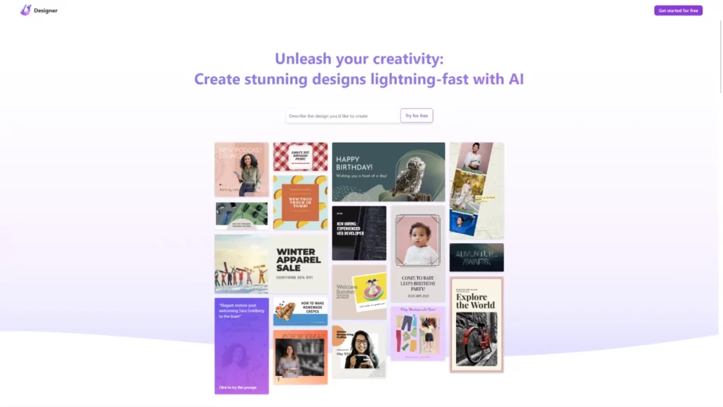microsoft designer website
